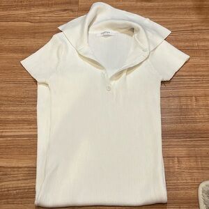 Pepper Mayo mini knit collared dress